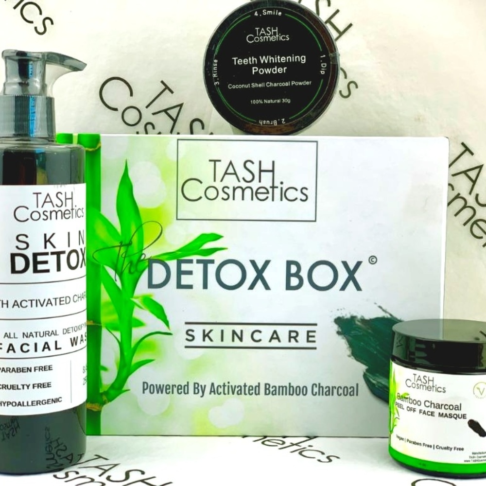 CHARCOAL DETOX SKIN CARE BOX - FULL SIZE PRODUCTS